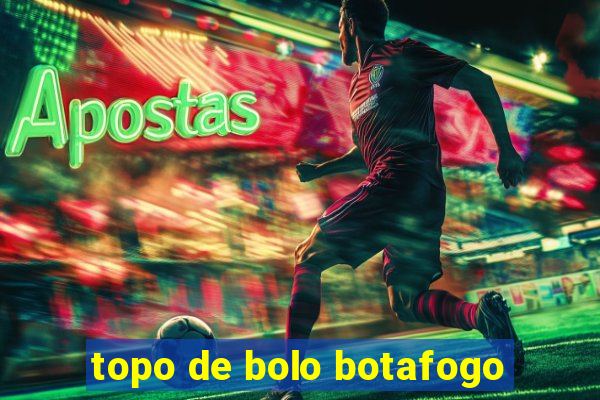 topo de bolo botafogo